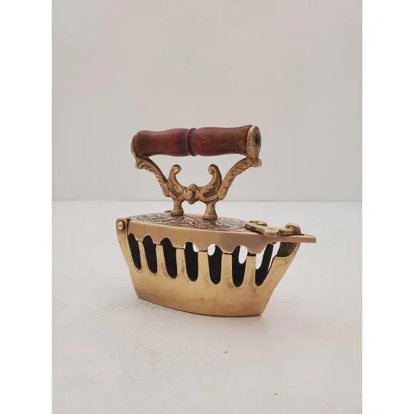 vintage decoration, brass plate, old plate model, carbon plate decoratio… - Picture 5 of 10